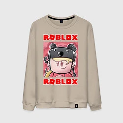 Свитшот хлопковый мужской ROBLOX, цвет: миндальный