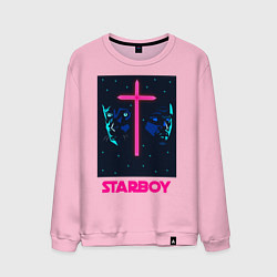 Свитшот хлопковый мужской STARBOY, цвет: светло-розовый