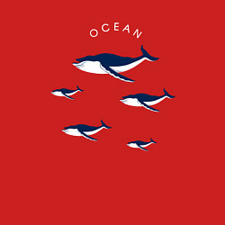 Свитшот хлопковый мужской Ocean, цвет: красный — фото 2