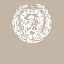 Свитшот хлопковый мужской Пограничные Войска, цвет: миндальный — фото 2