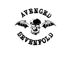 Свитшот хлопковый мужской Avenged Sevenfold, цвет: белый — фото 2