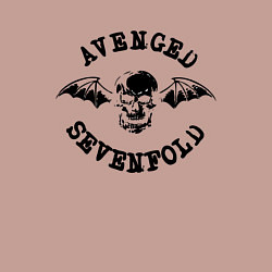 Свитшот хлопковый мужской Avenged Sevenfold, цвет: пыльно-розовый — фото 2