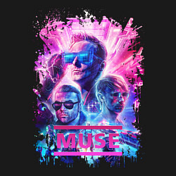 Свитшот хлопковый мужской Muse, цвет: черный — фото 2