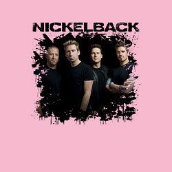 Свитшот хлопковый мужской Nickelback, цвет: светло-розовый — фото 2