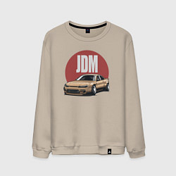 Свитшот хлопковый мужской JDM, цвет: миндальный