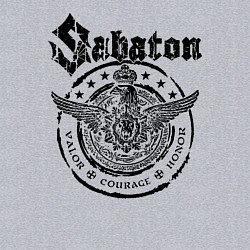 Свитшот хлопковый мужской Sabaton, цвет: меланж — фото 2