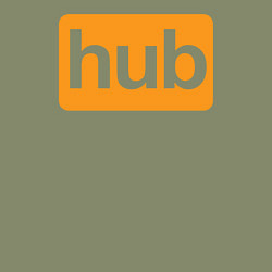 Свитшот хлопковый мужской Hub, цвет: авокадо — фото 2