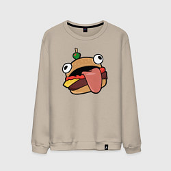 Свитшот хлопковый мужской Fortnite Burger, цвет: миндальный