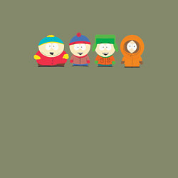 Свитшот хлопковый мужской SOUTH PARK, цвет: авокадо — фото 2