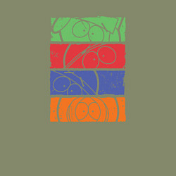 Свитшот хлопковый мужской South Park лица, цвет: авокадо — фото 2