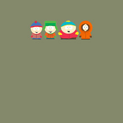 Свитшот хлопковый мужской South Park Саус Парк, цвет: авокадо — фото 2