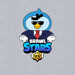 Свитшот хлопковый мужской BRAWL STARS MRP, цвет: меланж — фото 2