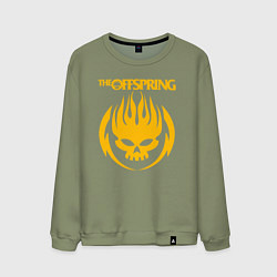 Свитшот хлопковый мужской THE OFFSPRING, цвет: авокадо