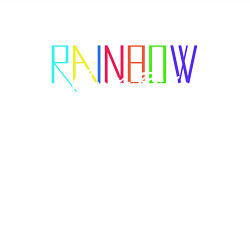 Свитшот хлопковый мужской Rainbow, цвет: белый — фото 2