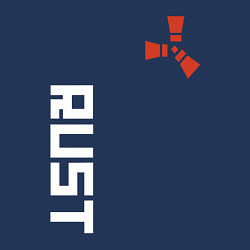 Свитшот хлопковый мужской RUST, цвет: тёмно-синий — фото 2