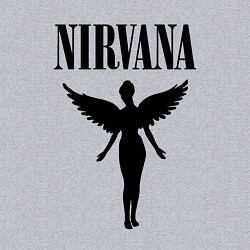 Свитшот хлопковый мужской NIRVANA, цвет: меланж — фото 2
