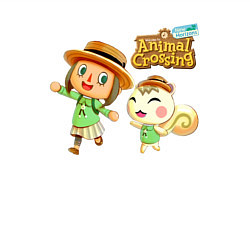 Свитшот хлопковый мужской Animal Crossing, цвет: белый — фото 2