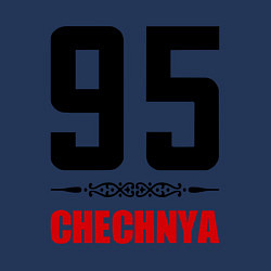 Свитшот хлопковый мужской 95 Chechnya, цвет: тёмно-синий — фото 2