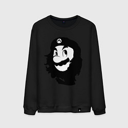 Свитшот хлопковый мужской Che Mario, цвет: черный