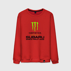 Свитшот хлопковый мужской MONSTER ENERGY Z, цвет: красный