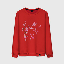 Мужской свитшот Розовая сакура