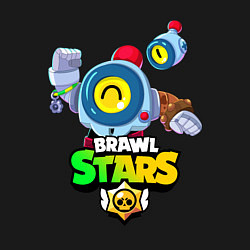 Свитшот хлопковый мужской BRAWL STARS NANI, цвет: черный — фото 2