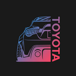 Свитшот хлопковый мужской TOYOTA Z, цвет: черный — фото 2