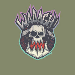 Свитшот хлопковый мужской Орксий Waaagh, цвет: авокадо — фото 2