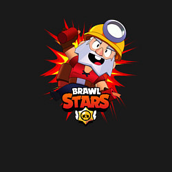 Свитшот хлопковый мужской Brawl Stars Dynamike, цвет: черный — фото 2