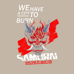 Свитшот хлопковый мужской WELCOME TO NIGHT CITY, цвет: миндальный — фото 2