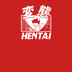 Свитшот хлопковый мужской Hentai, цвет: красный — фото 2