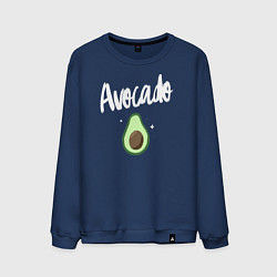Свитшот хлопковый мужской Avocado, цвет: тёмно-синий