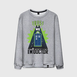 Мужской свитшот Trust me, i'm doctor who