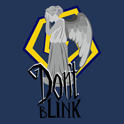 Свитшот хлопковый мужской Don't blink, цвет: тёмно-синий — фото 2