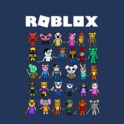 Свитшот хлопковый мужской ROBLOX PIGGY, цвет: тёмно-синий — фото 2