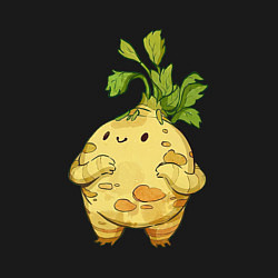 Свитшот хлопковый мужской Сельдерей, цвет: черный — фото 2