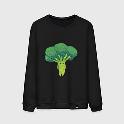 Мужской свитшот Симпатичный брокколи