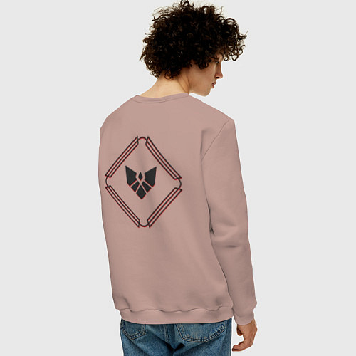 Мужской свитшот Rogue Company / Пыльно-розовый – фото 4