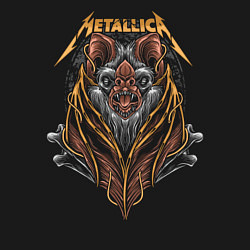 Свитшот хлопковый мужской Metallica - летучая мышь, цвет: черный — фото 2