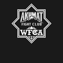 Свитшот хлопковый мужской Akhmat Fight Club, цвет: черный — фото 2