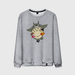 Мужской свитшот Тоторо и девочки