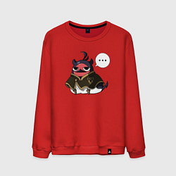Свитшот хлопковый мужской Nero bird, цвет: красный