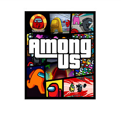 Свитшот хлопковый мужской AMONG US GTA, цвет: белый — фото 2