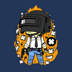 Свитшот хлопковый мужской PUBG, цвет: тёмно-синий — фото 2