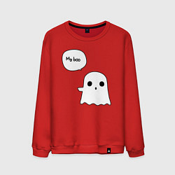 Свитшот хлопковый мужской My boo, цвет: красный
