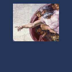 Свитшот хлопковый мужской Искусство, цвет: тёмно-синий — фото 2