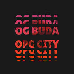 Свитшот хлопковый мужской OG Buda OPG City Strobe Effect, цвет: черный — фото 2