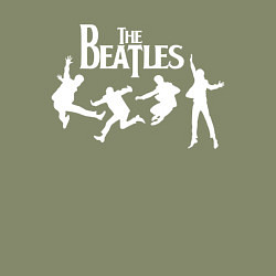 Свитшот хлопковый мужской The Beatles, цвет: авокадо — фото 2