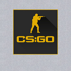 Свитшот хлопковый мужской CS GO Z, цвет: меланж — фото 2