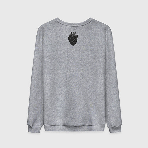 Мужской свитшот Bring Me The Horizon 2D Сердце / Меланж – фото 2